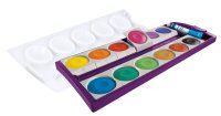 Pelikan Farbkasten K12® Violett inkl. Deckweiß, 12 Farben