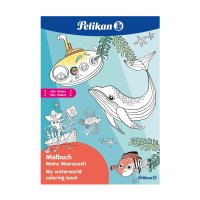 Pelikan Malbuch Blue Sea mit Stickern, 48 Seiten FSC Mix